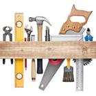 Une rangée d'outils de constructions
