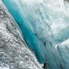 Un trou entre un glacier